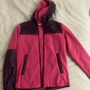 Prada Fleece and Nylon Hoodie